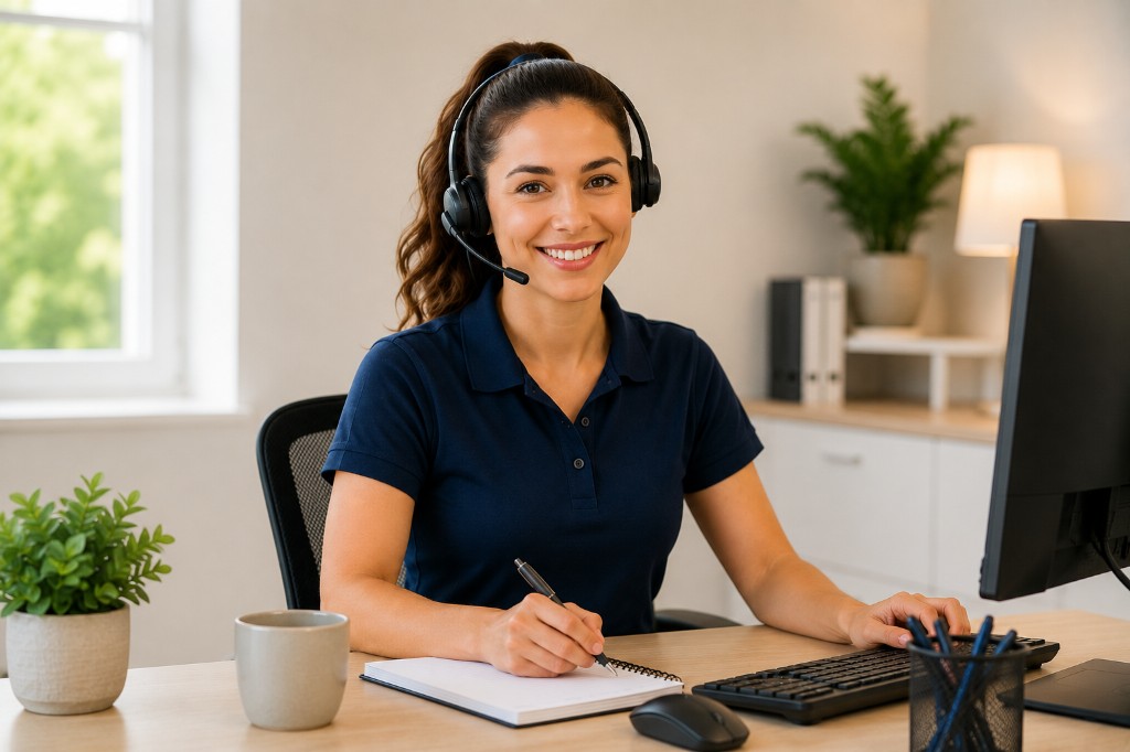 Saturn Electric customer service representative ready to answer emergency calls